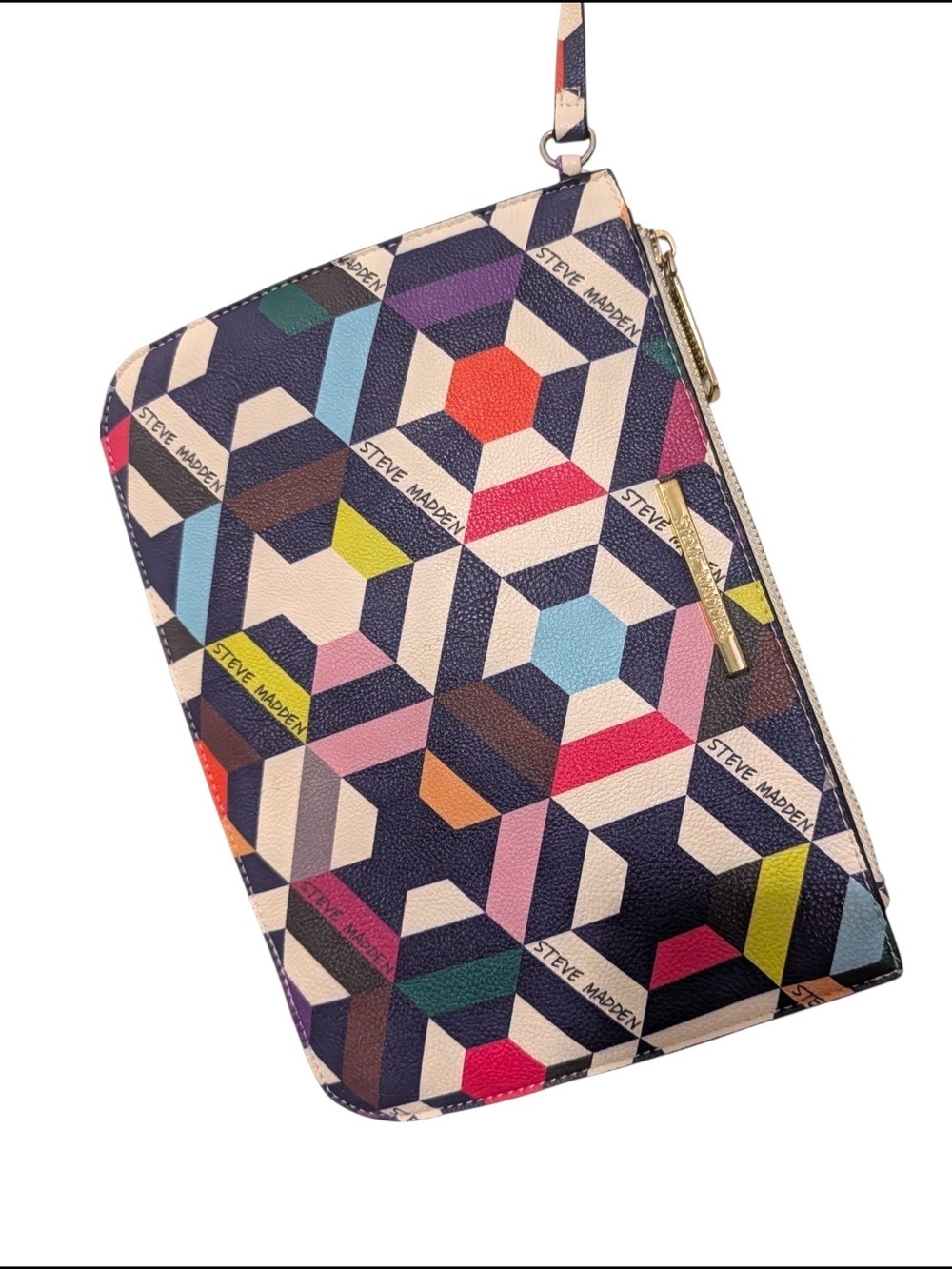 Steve Madden Multicolor Geometric Pouch - Picture 2 of 6